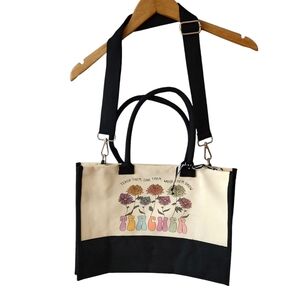 New (Never Used) Teacher Canvas Bag with Shoulder Strap